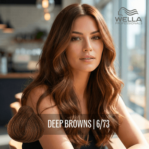 Tintura Wella Koleston Perfect 6/73 Rubio Oscuro Dorado Marrón