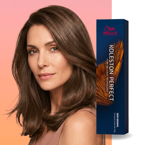 Tintura Wella Koleston Perfect 7/71 Rubio Medio Ceniza Marrón