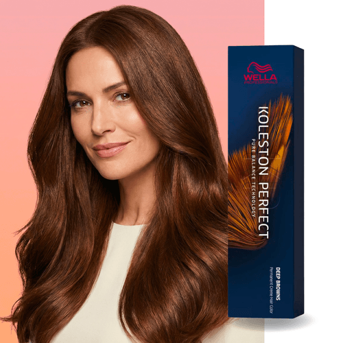 Tintura Wella Koleston Perfect 7/77 Rubio Medio Marrón Intenso
