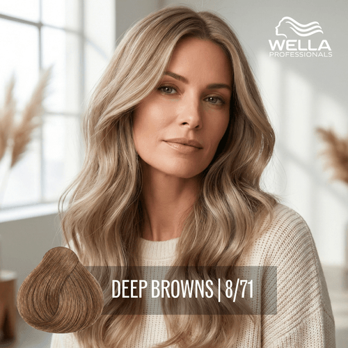 Tintura Wella Koleston Perfect 8/71 Rubio Claro Ceniza Marrón