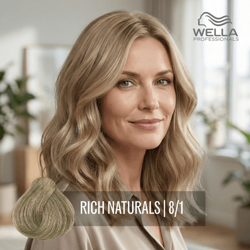 Tintura Wella Koleston Perfect 8/1 Rubio Claro Ceniza