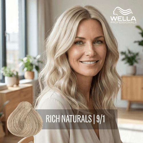 Tintura Wella Koleston Perfect 9/1 Rubio Muy Claro Ceniza