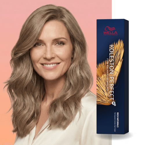 Tintura Wella Koleston Perfect 8/97 Rubio Claro Marrón Ceniza