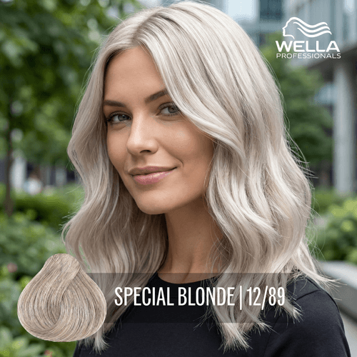 Tintura Wella Koleston Perfect 12/89 Rubio Superaclarante Perlado Ceniza