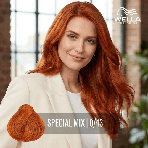 Tintura Wella Koleston Perfect 0/43 Cobre Dorado Corrector