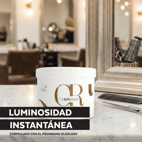 Máscara Wella Oil Reflections 500ml - Brillo y Suavidad