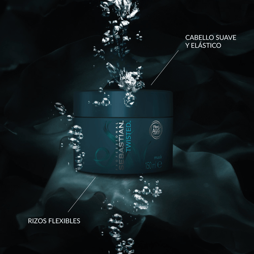 Máscara Sebastian Twisted 150ml - Rulos Increíbles