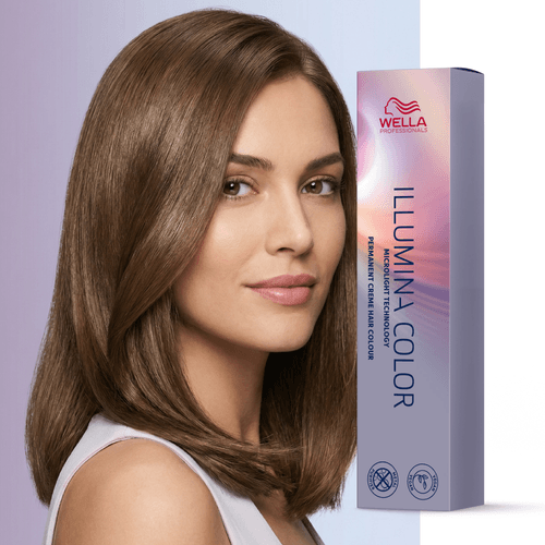 Tintura Wella Illumina 60ml Rubio Mediano Marrón 7-7