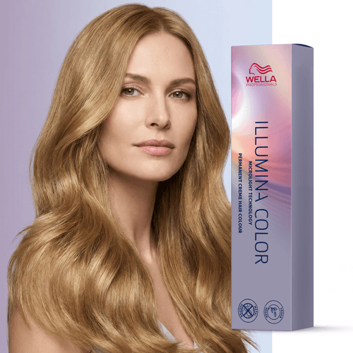 Tintura Wella Illumina 60ml Rubio Mediano Dorado 7-3