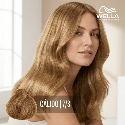Tintura Wella Illumina 60ml Rubio Mediano Dorado 7-3