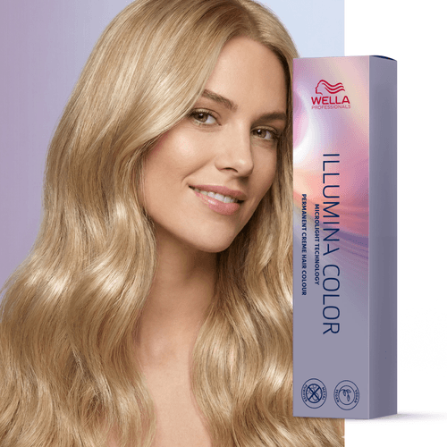 Tintura Wella Illumina 60ml Rubio Claro Dorado Perla 8-38