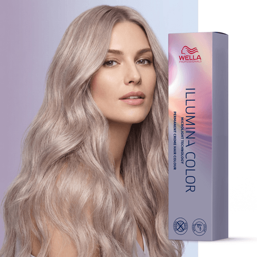 Tintura Wella Illumina 60ml Rubio Claro Violeta Cendré 8-69