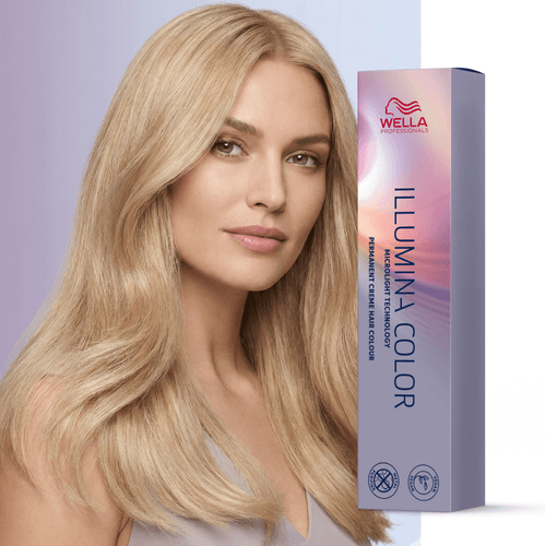 Tintura Wella Illumina Rubio Muy Claro Dorado Verde 9/37