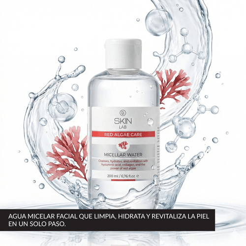 Skin Lab Agua Micelar Con Algas Rojas 200 Ml