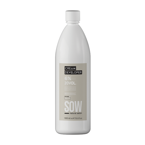 Cream Developer Sow 20 Vol - 6% 1000Ml