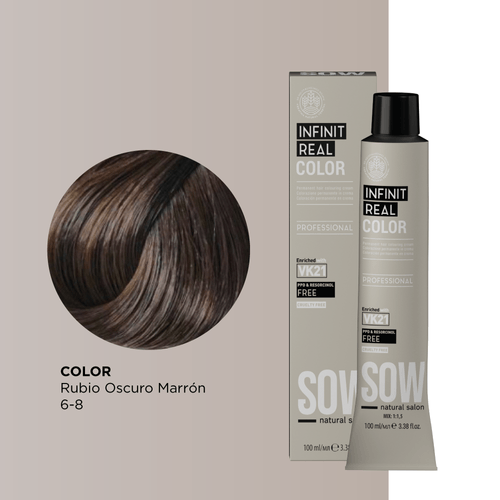Sow Infinit Real Color Rubio Oscuro Marrón 6-8 100Ml
