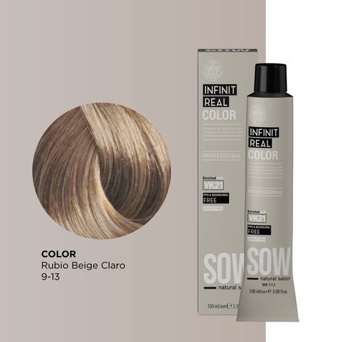 Sow Infinit Real Color Rubio Beige Claro 9-13 100Ml