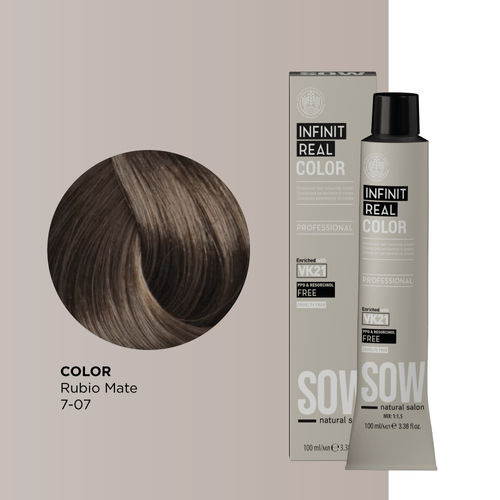 Sow Infinit Real Color Rubio Mate 7-07 100Ml