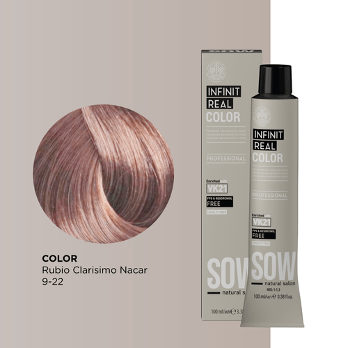 Sow Infinit Real Color Rubio Clarisimo Nacar 9-22 100Ml