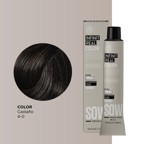 Sow Infinit Real Color  Castaño 4-0 100Ml