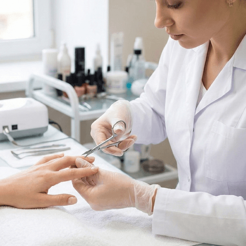 Tijera Para Uñas Profesional Rostok - Punta/Cuticula 13.5Cm