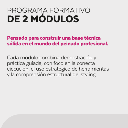 Curso Estudio BAS - Programa Essential Style - Modulo 2 – Peinados