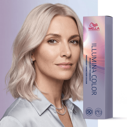 Tintura Wella Illumina 60ml Rubio Ultra Claro Violeta Cendré 10-69