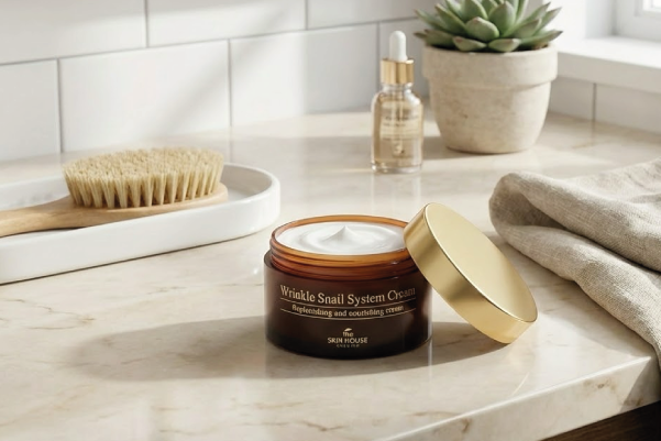 Wrinkle Snail System Cream 50 ml crema facial con mucina de caracol