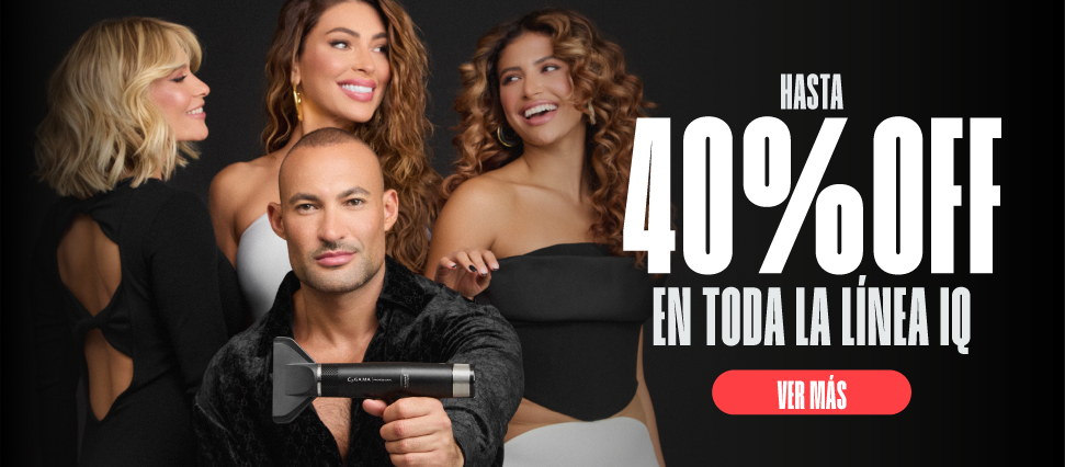 Línea IQ: donde la innovación se encuentra con el diseño profesional. Ahora con hasta 40% OFF para que vivas una nueva forma de estilizar tu look.