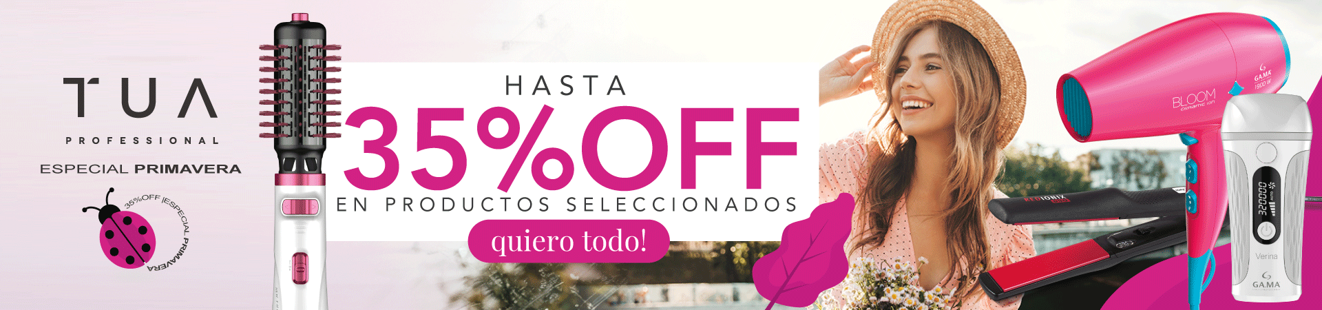 Especial primavera | Hasta 35%OFF en productos seleccionados!