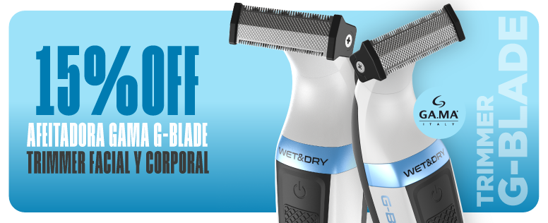 Cuidá tu estilo con tecnología de alta calidad: Trimmer Facial y Corporal GAMA G-Blade con hasta 15% de descuento. Rendimiento superior, al mejor precio.