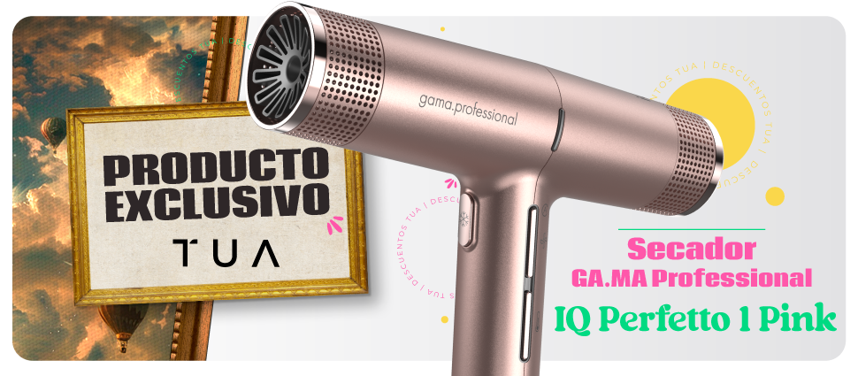 ¡Experimenta la excelencia del Secador GA.MA Professional IQ Perfetto 1 Pink - Rosa! Potencia tu rutina de belleza con tecnología de primera clase. ¡Aprovecha las ofertas exclusivas durante el Hot Sale en TUA! 💨💖